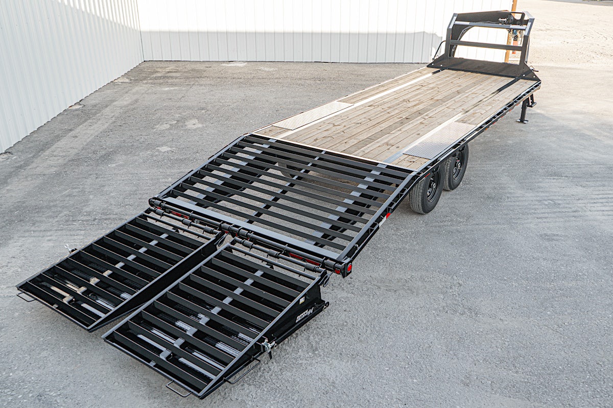 PJ Trailers 25'x102" Gooseneck Low Pro Flatbed Trailer w/ Singles (LS) - Image 24