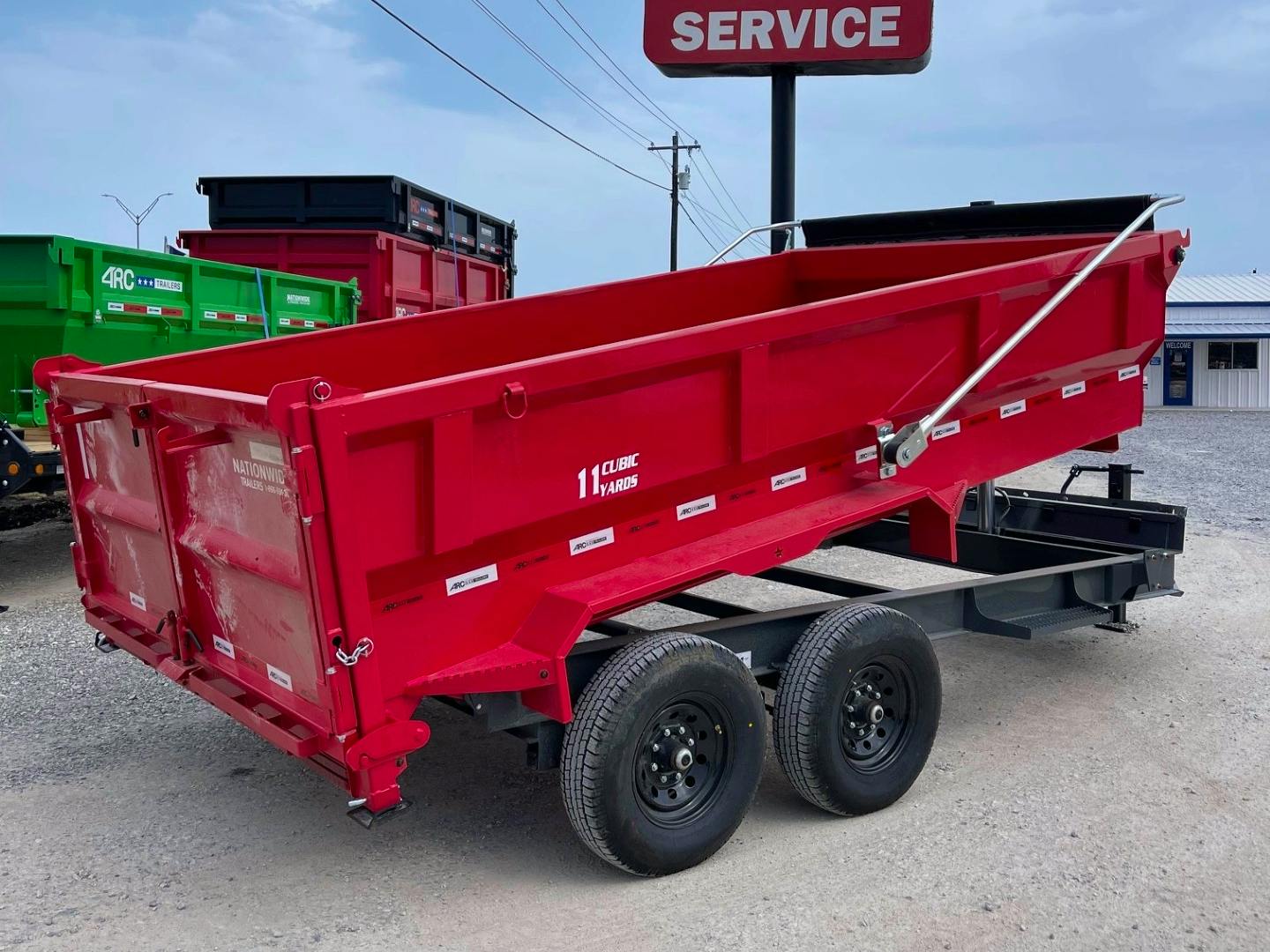 ARC Trailers 14'x83" Telescopic Dump Trailer w/ 3' Sides (BDT) - Image 3
