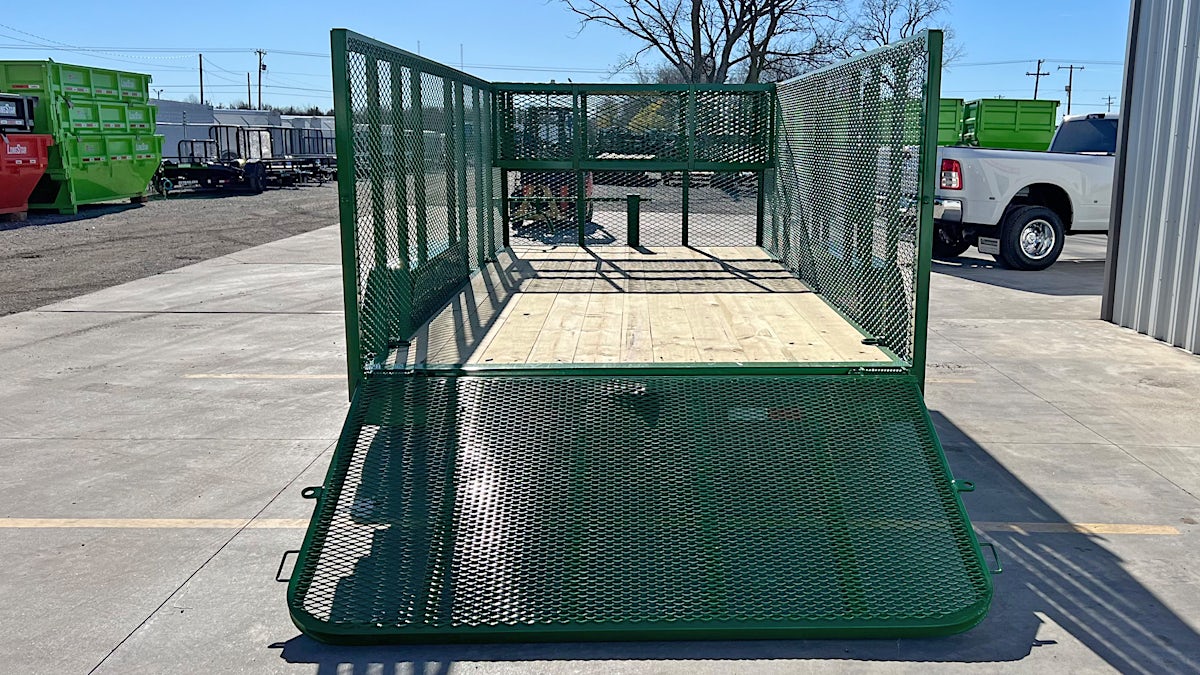 X-ON 16'x83" Landscape Trailer w/ 4' Sides & 4' Gate (L2) - Image 6