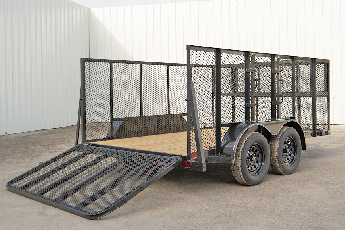 X-ON 14'x83" Landscape Trailer w/ 4' Sides & 4' Gate (L2) - Image 15
