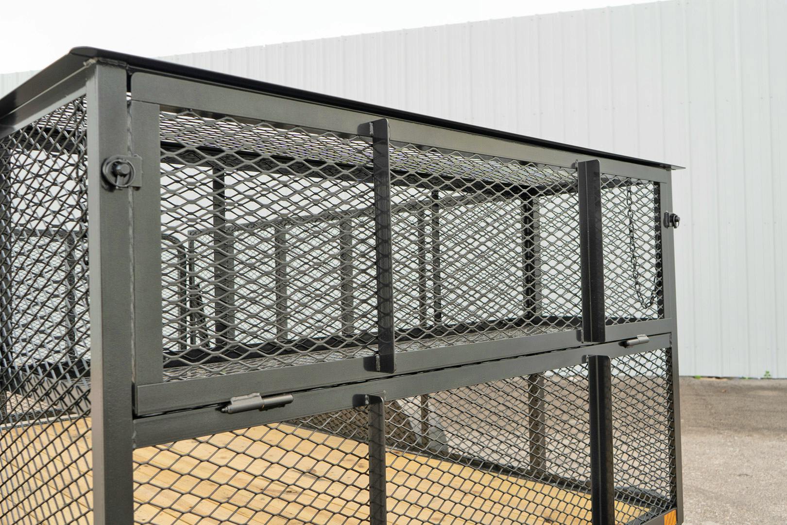 X-ON 14'x83" Landscape Trailer w/ 4' Sides & 4' Gate (L2)