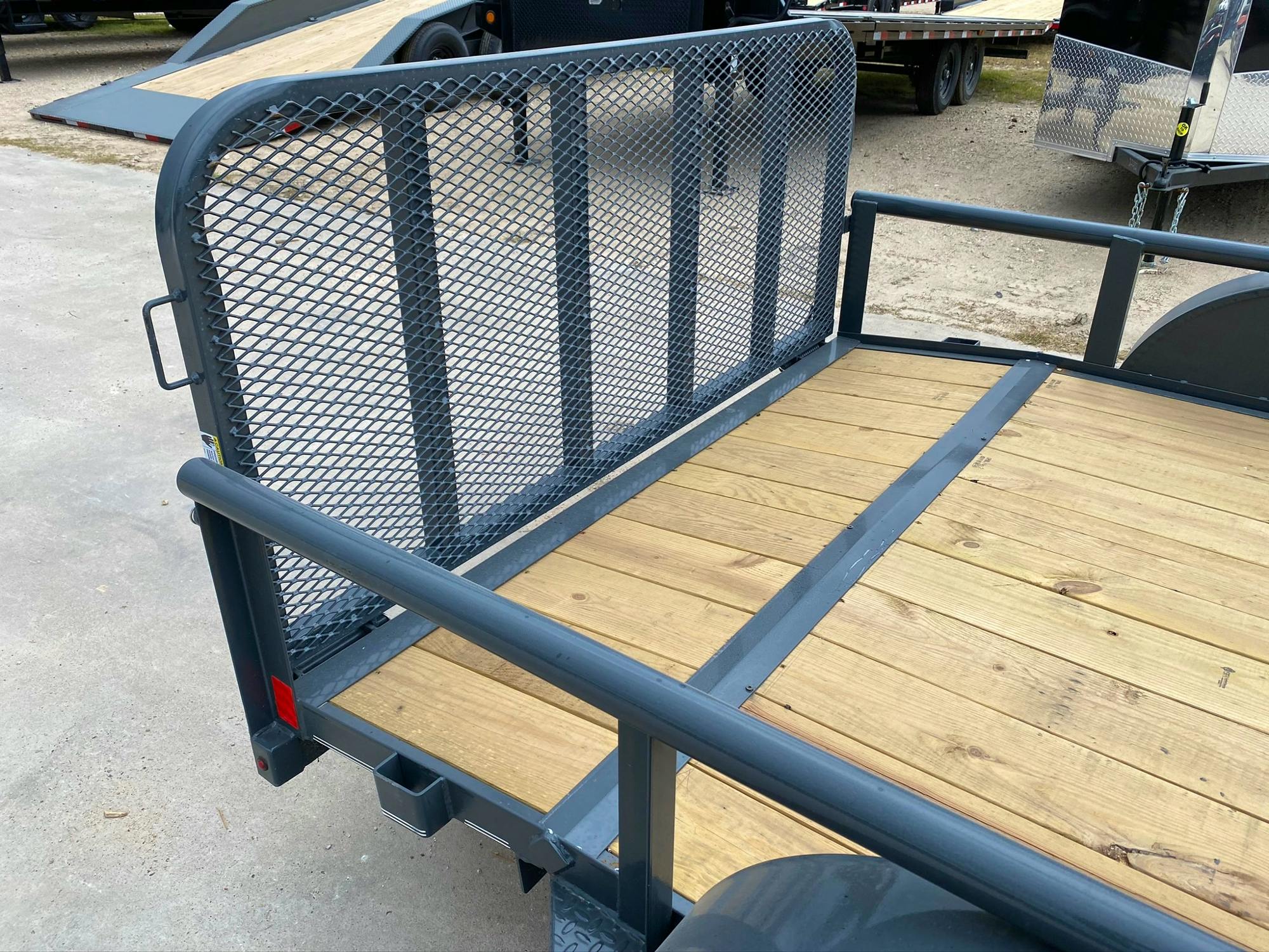 X-ON 14'x83" Utility Trailer w/ 3' Gate & 2' Dovetail (U2) - Image 2