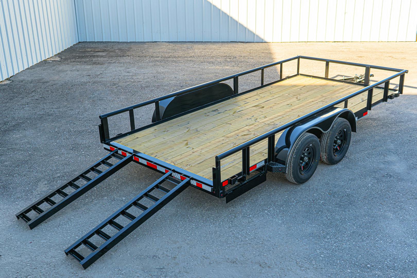 X-ON 16'x83" Utility Trailer w/ Slide-In Ramps (U2) - Image 12
