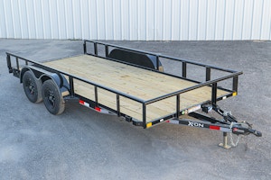 X-ON 16'x83" Utility Trailer w/ Slide-In Ramps (U2)