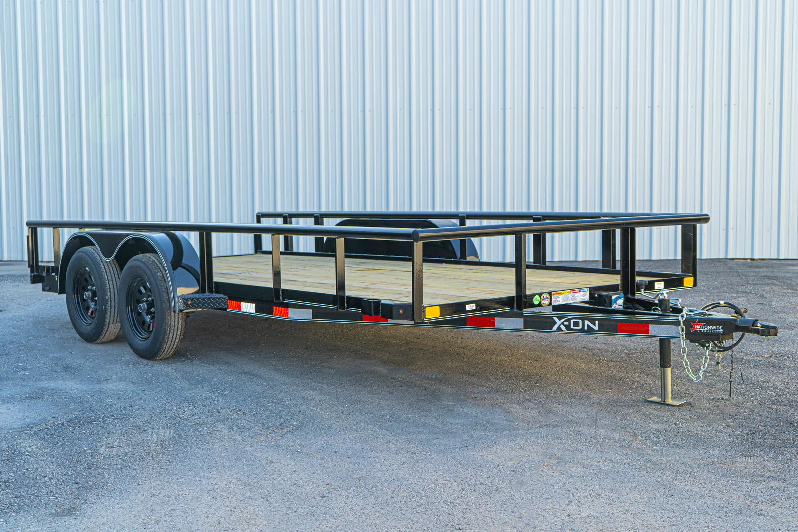 X-ON 16'x83" Utility Trailer w/ Slide-In Ramps (U2) - Image 2
