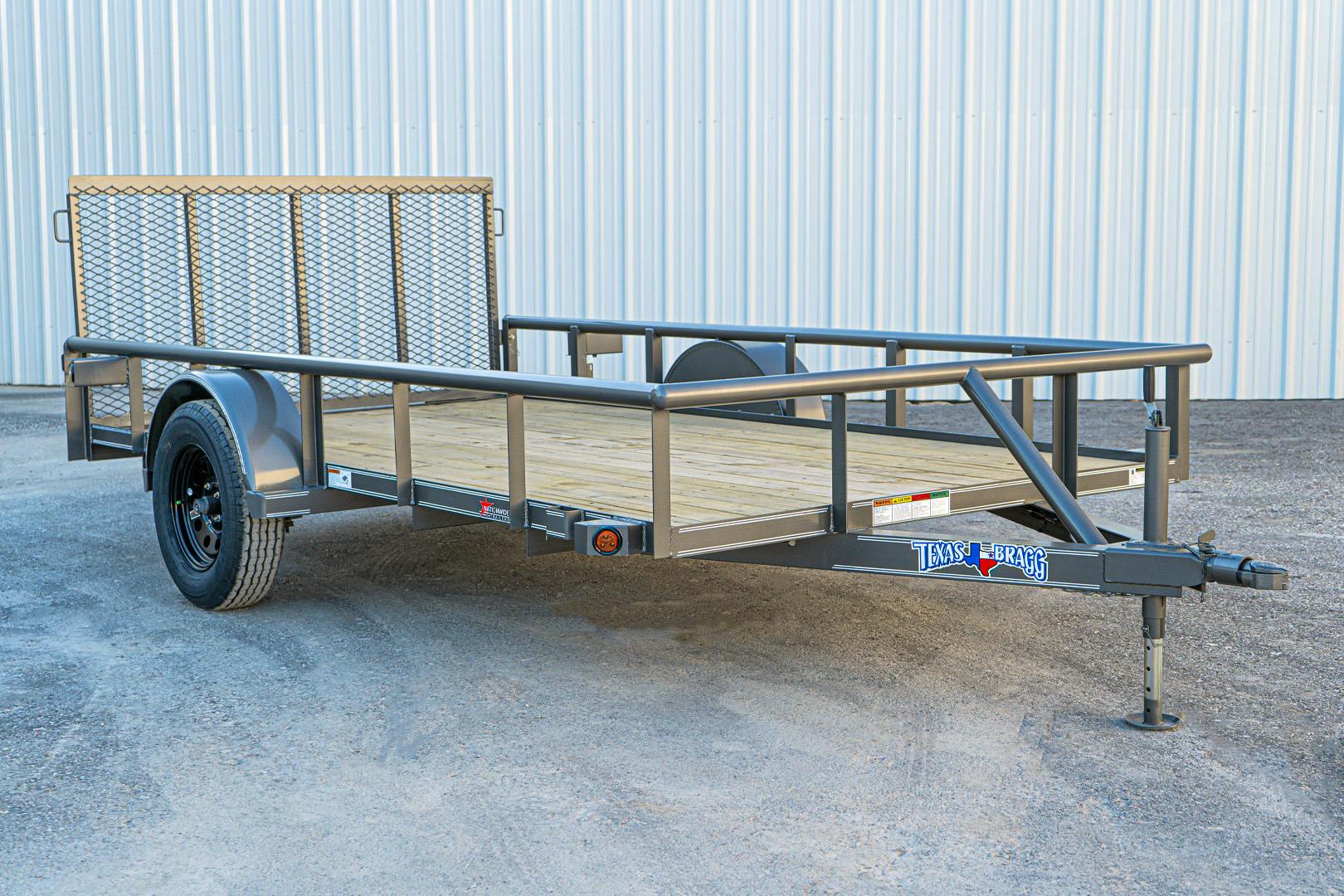 Texas Bragg 12'x77" Utility Trailer w/ 3' Gate (U1) - Image 3