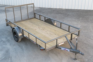 Texas Bragg 12'x77" Utility Trailer w/ 3' Gate (U1)