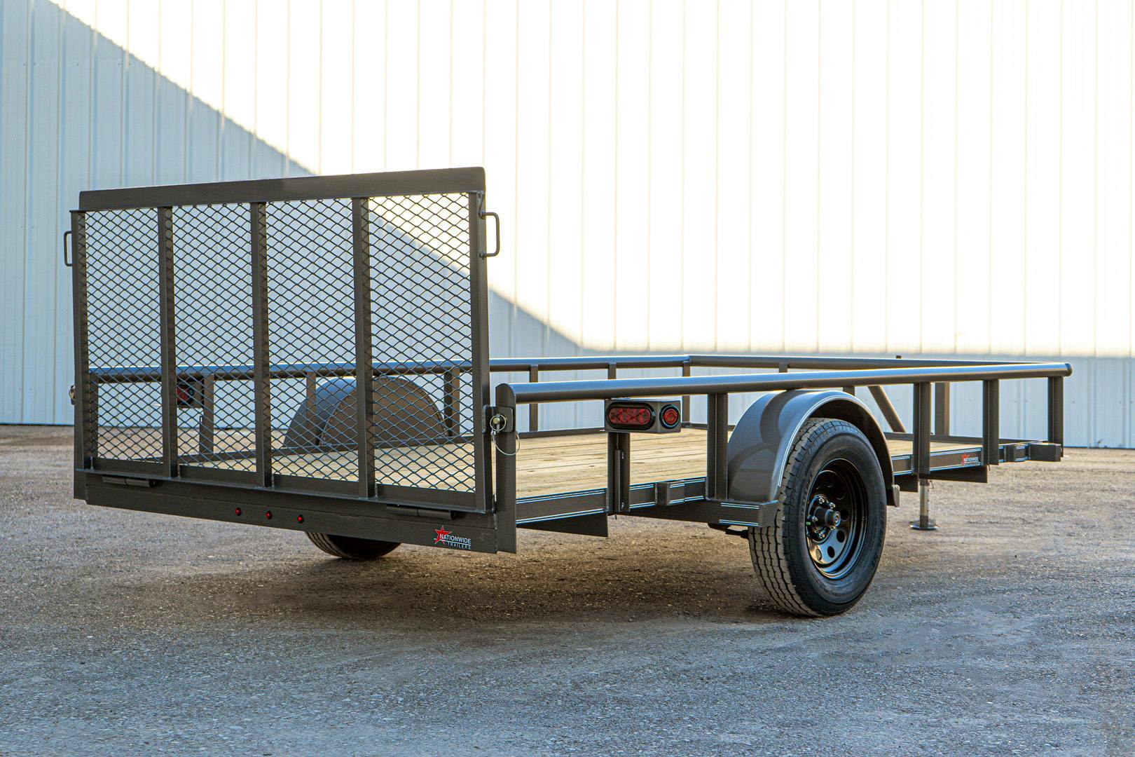 Texas Bragg 12'x77" Utility Trailer w/ 3' Gate (U1) - Image 12
