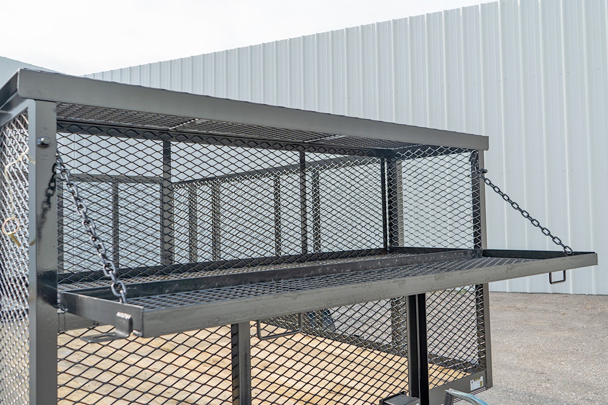 Texas Bragg 12'x83" Landscape Trailer w/ 4' Sides & 4' Gate (L2) - Image 7