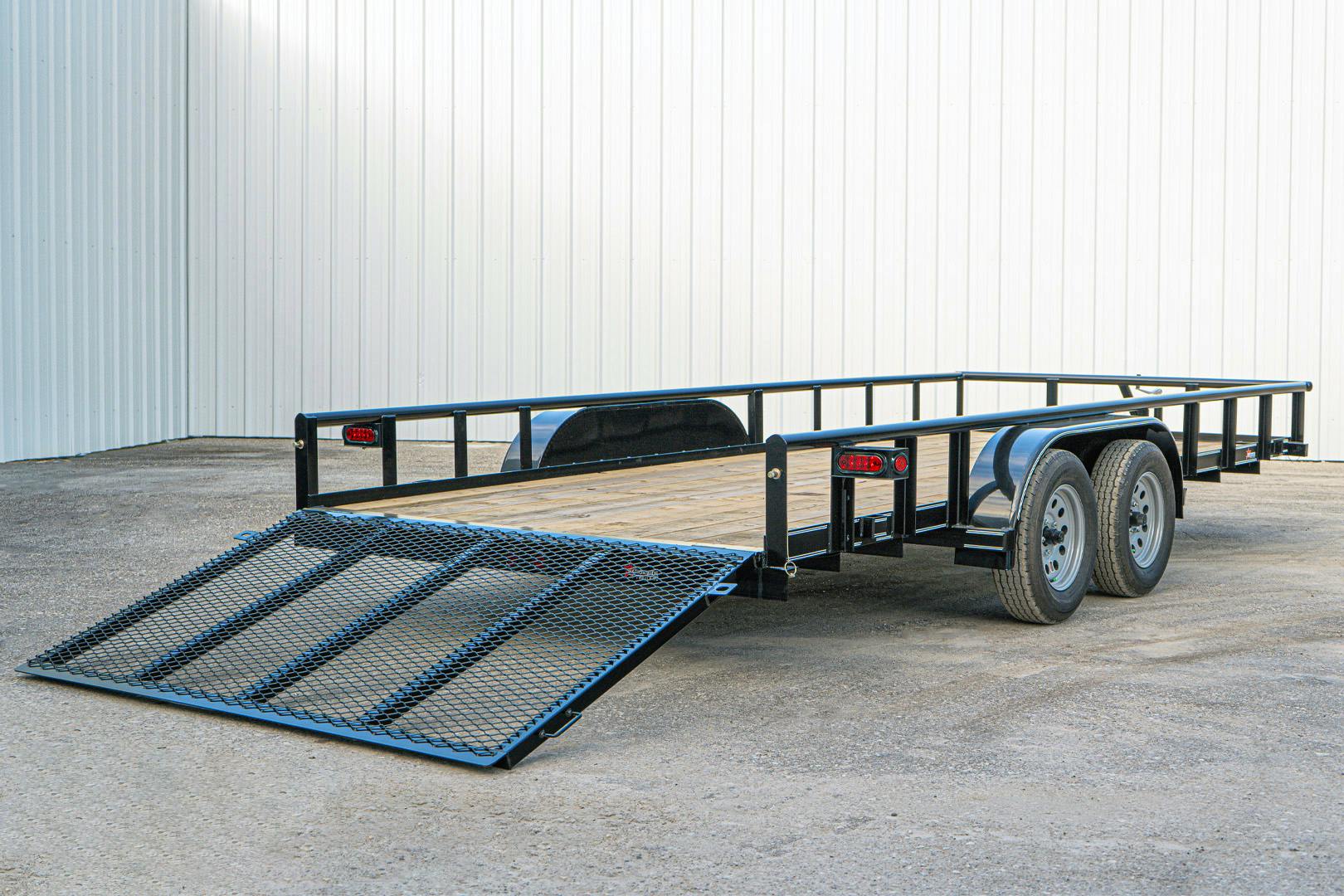 Texas Bragg 18'x83" Utility Trailer w/ 4' Gate (U2) - Image 14
