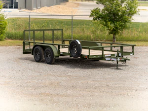 Texas Bragg 16'x83" Utility Trailer w/ 2' Dovetail & 3' Gate (U2)