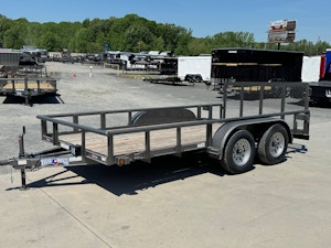 Texas Bragg 14'x83" Utility Trailer w/ 3' Gate & 2' Dovetail (U2)