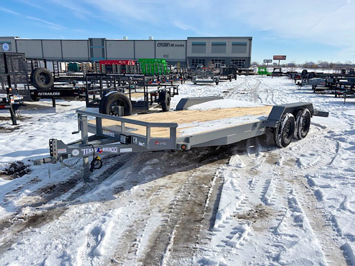 Texas Bragg 20'x83" Car Trailer w/ 2' Dovetail - Stock #86493 - Image 1 of 6