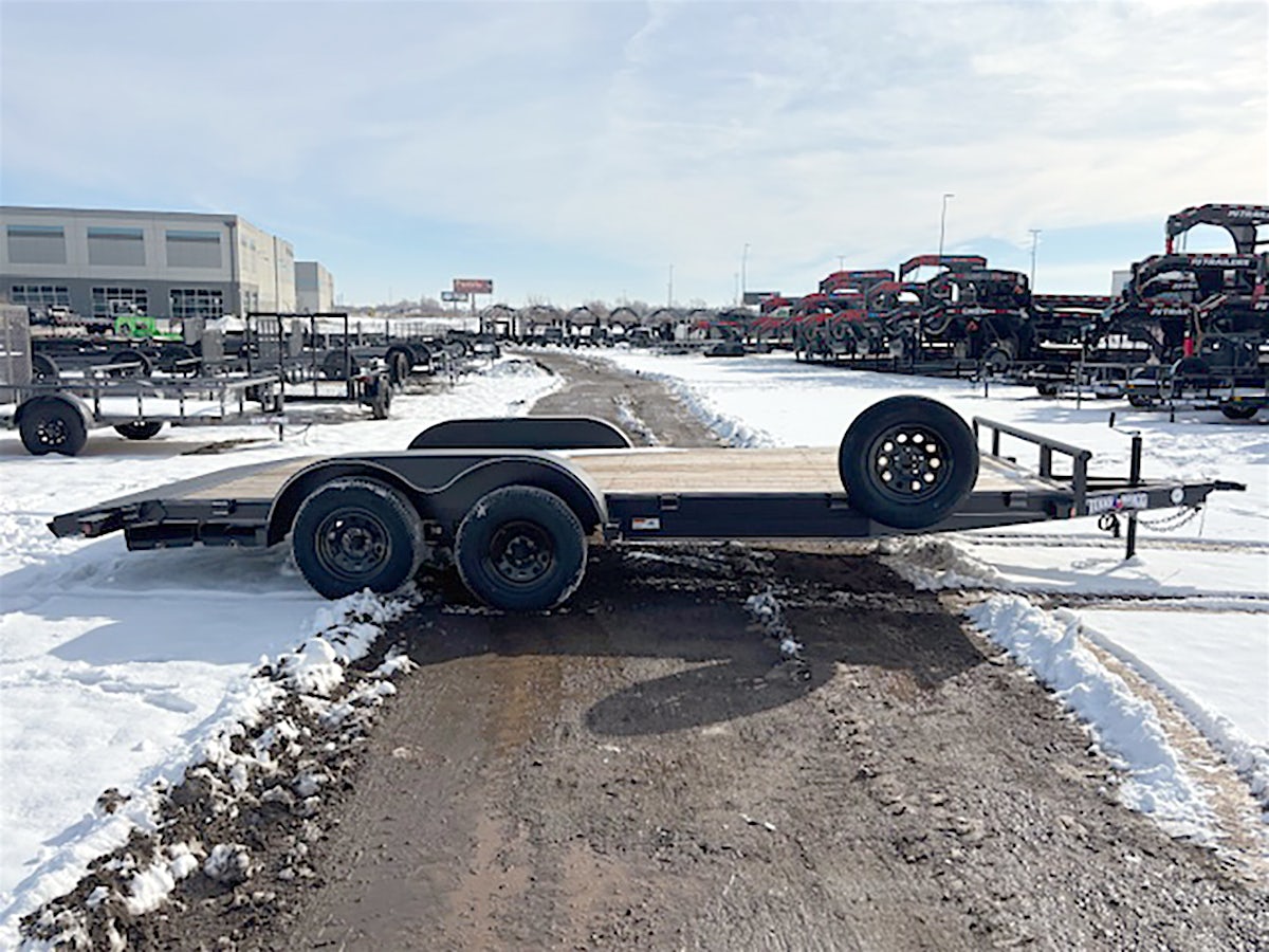 Texas Bragg 18'x83" Car Trailer w/ 2' Dovetail - Stock #86494 - Image 5 of 6 Texas Bragg 18'x83" Car Trailer w/ 2' Dovetail - Stock #86494 - Image 5 of 6
