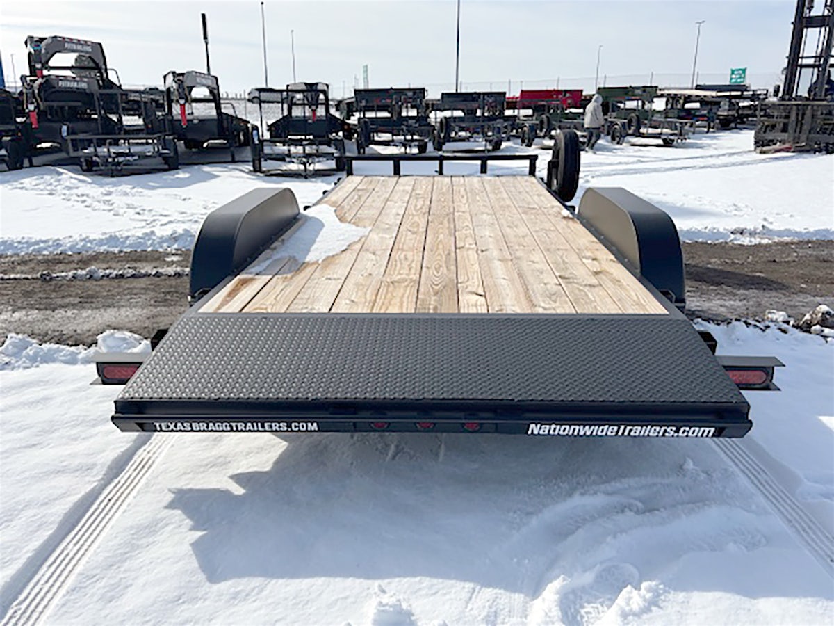 Texas Bragg 18'x83" Car Trailer w/ 2' Dovetail - Stock #86494 - Image 4 of 6 Texas Bragg 18'x83" Car Trailer w/ 2' Dovetail - Stock #86494 - Image 4 of 6