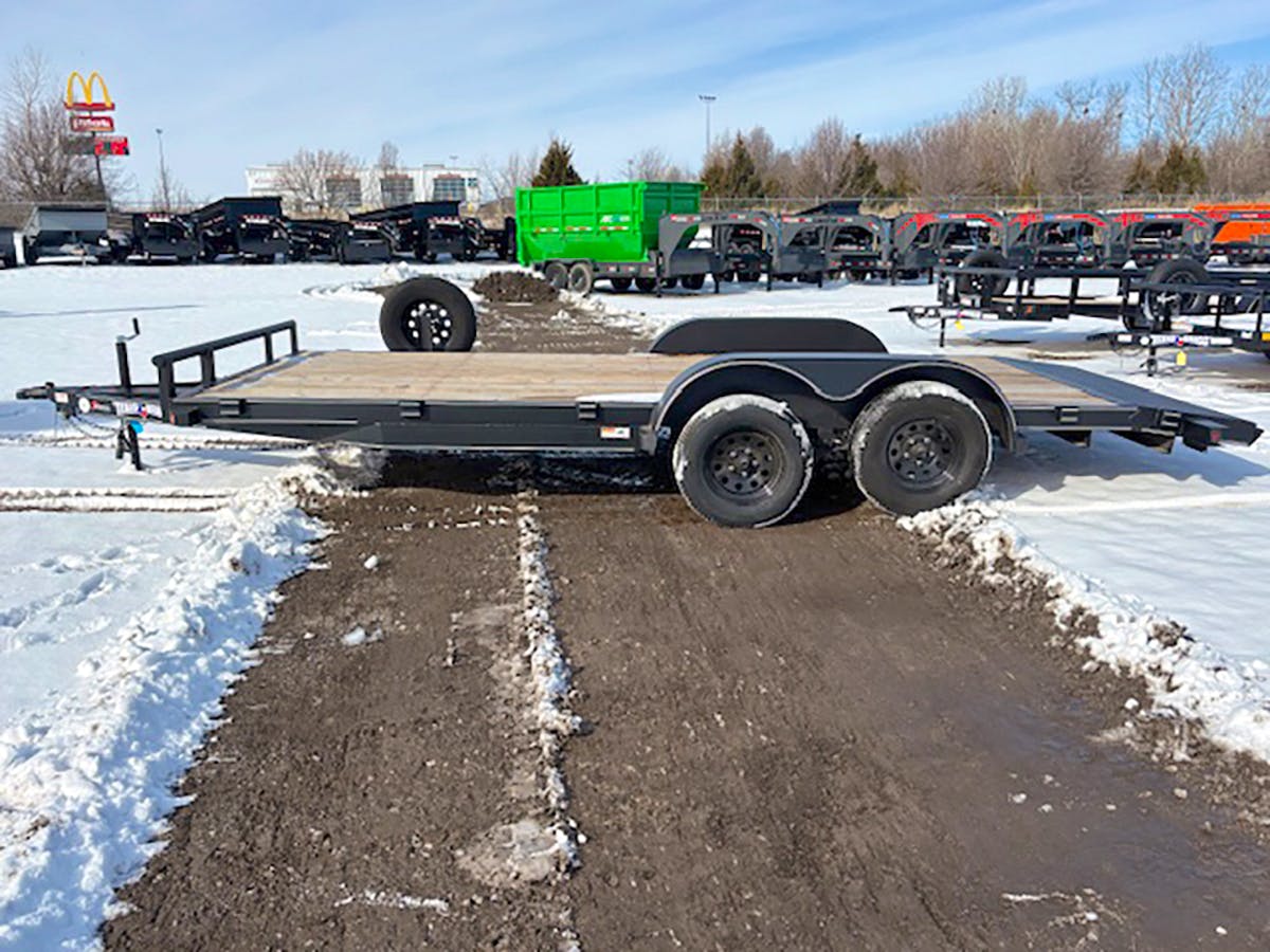 Texas Bragg 18'x83" Car Trailer w/ 2' Dovetail - Stock #86494 - Image 3 of 6