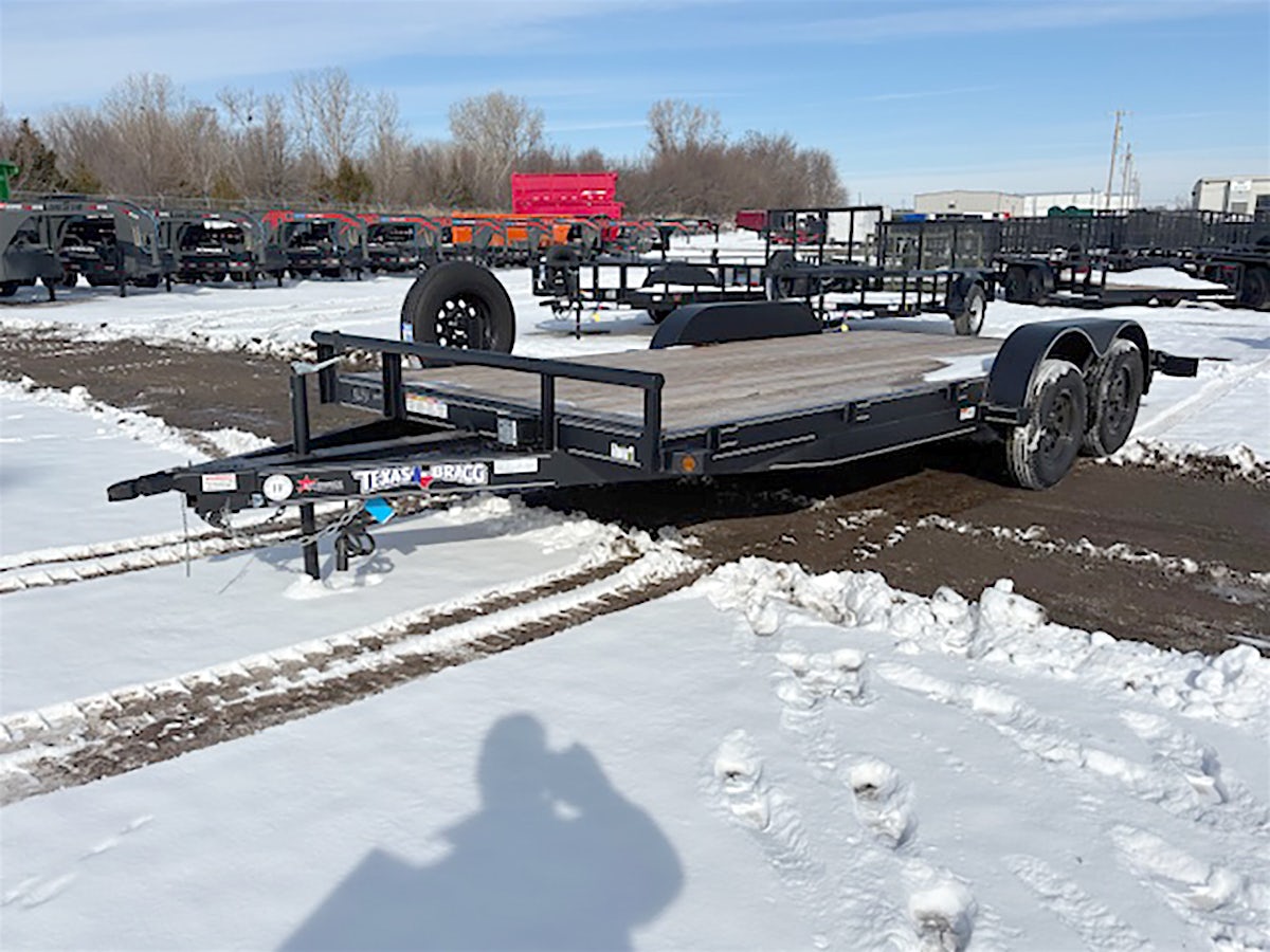 Texas Bragg 18'x83" Car Trailer w/ 2' Dovetail - Stock #86494 - Image 2 of 6 Texas Bragg 18'x83" Car Trailer w/ 2' Dovetail - Stock #86494 - Image 2 of 6