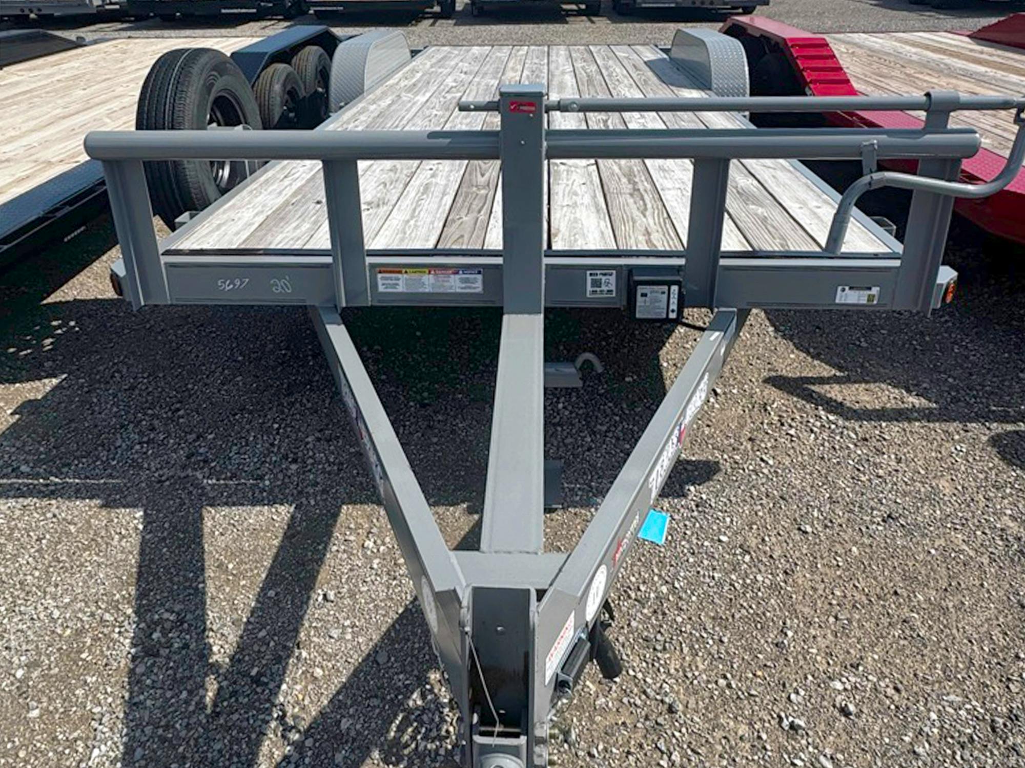 Texas Bragg 20'x83" Car Trailer w/ 2' Dovetail - Stock #86495 - Image 2 of 4
