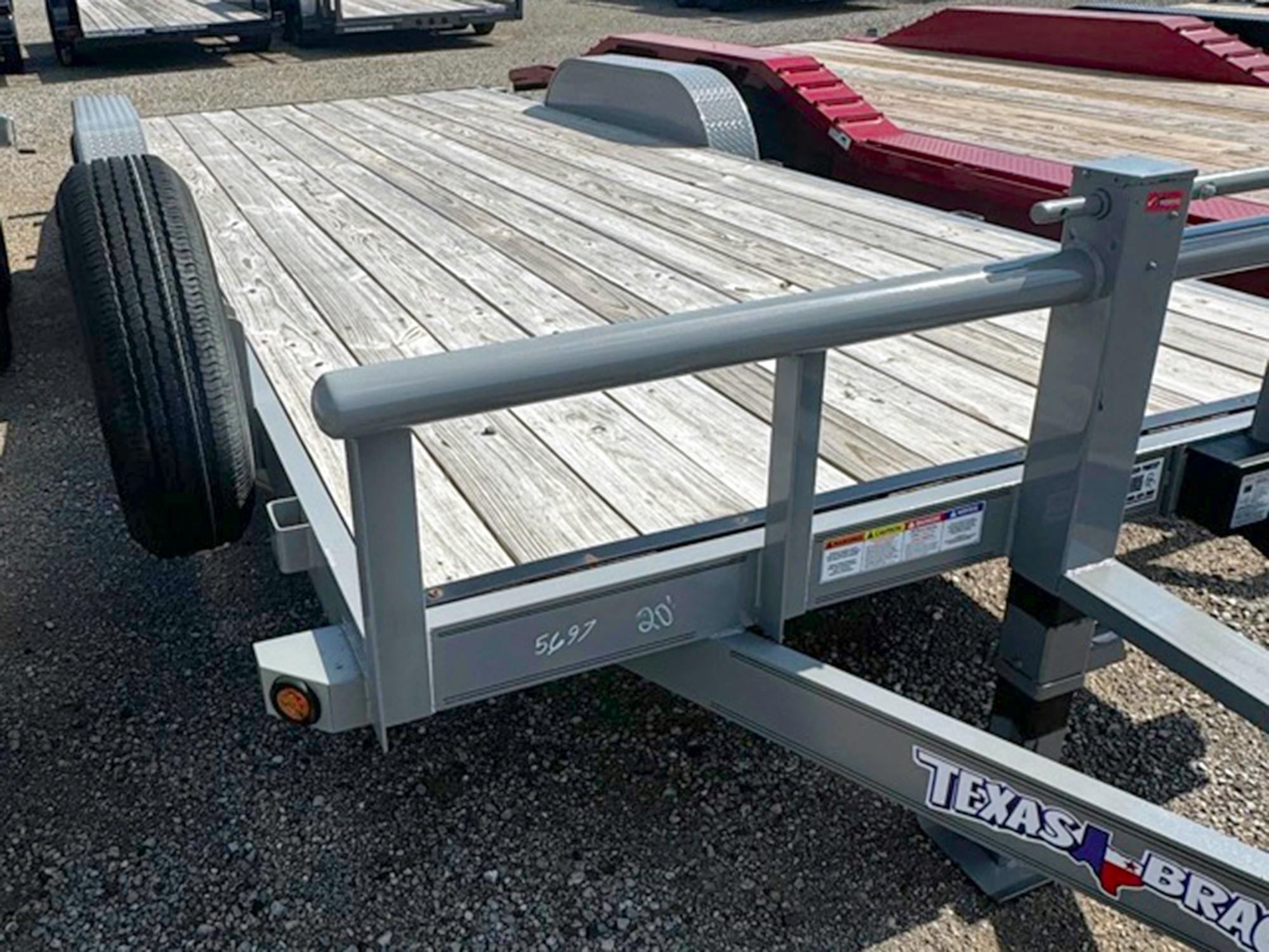 Texas Bragg 20'x83" Car Trailer w/ 2' Dovetail - Stock #86495 - Image 1 of 4