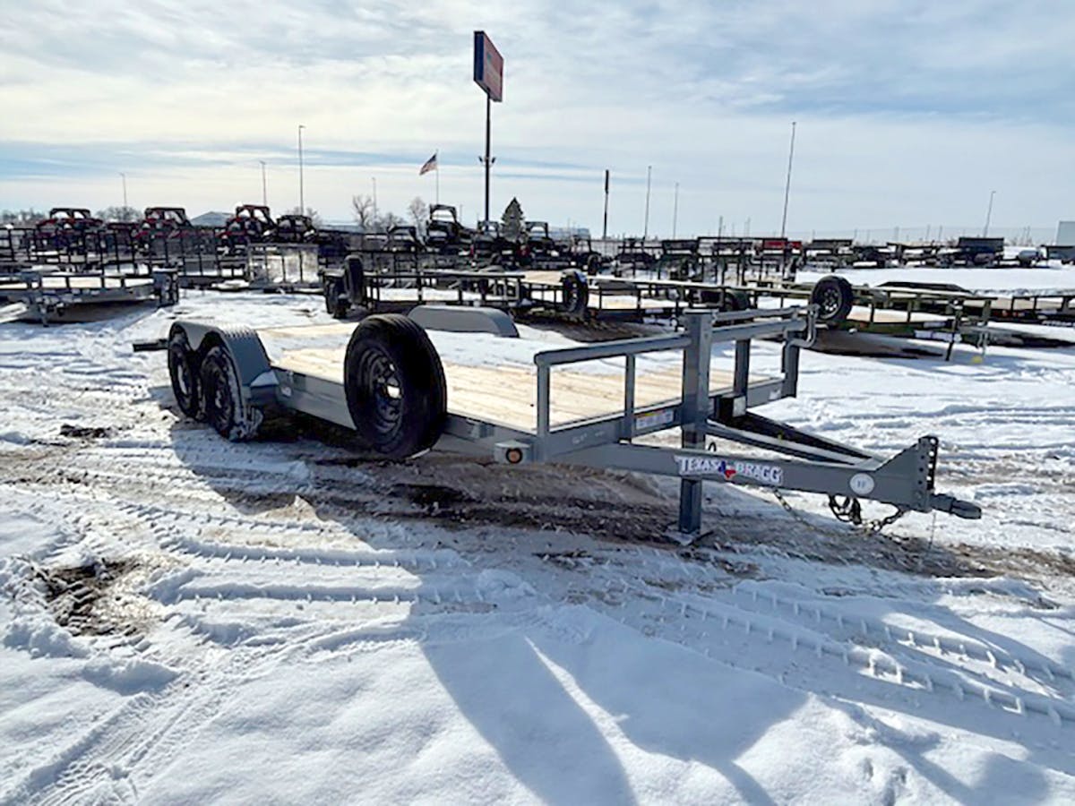 Texas Bragg 20'x83" Car Trailer w/ 2' Dovetail - Stock #86495 - Image 1 of 6
