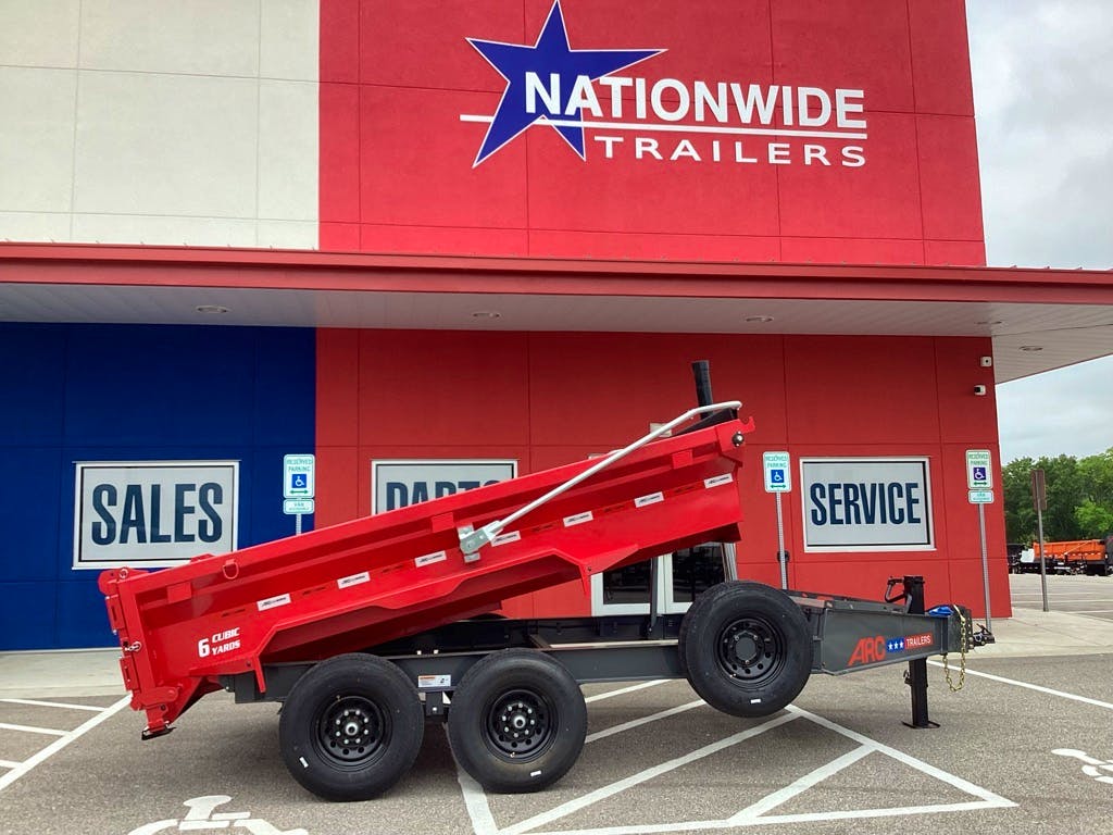 ARC Trailers 12'x83" Telescopic Dump Trailer w/ 2' Sides (BDT) - Stock #86498 - Image 4 of 5