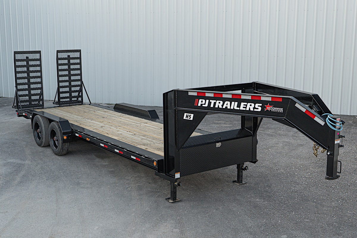 PJ Trailers 24'x82" Gooseneck 10" Pro I-Beam Equipment Trailer (H5) - Image 1