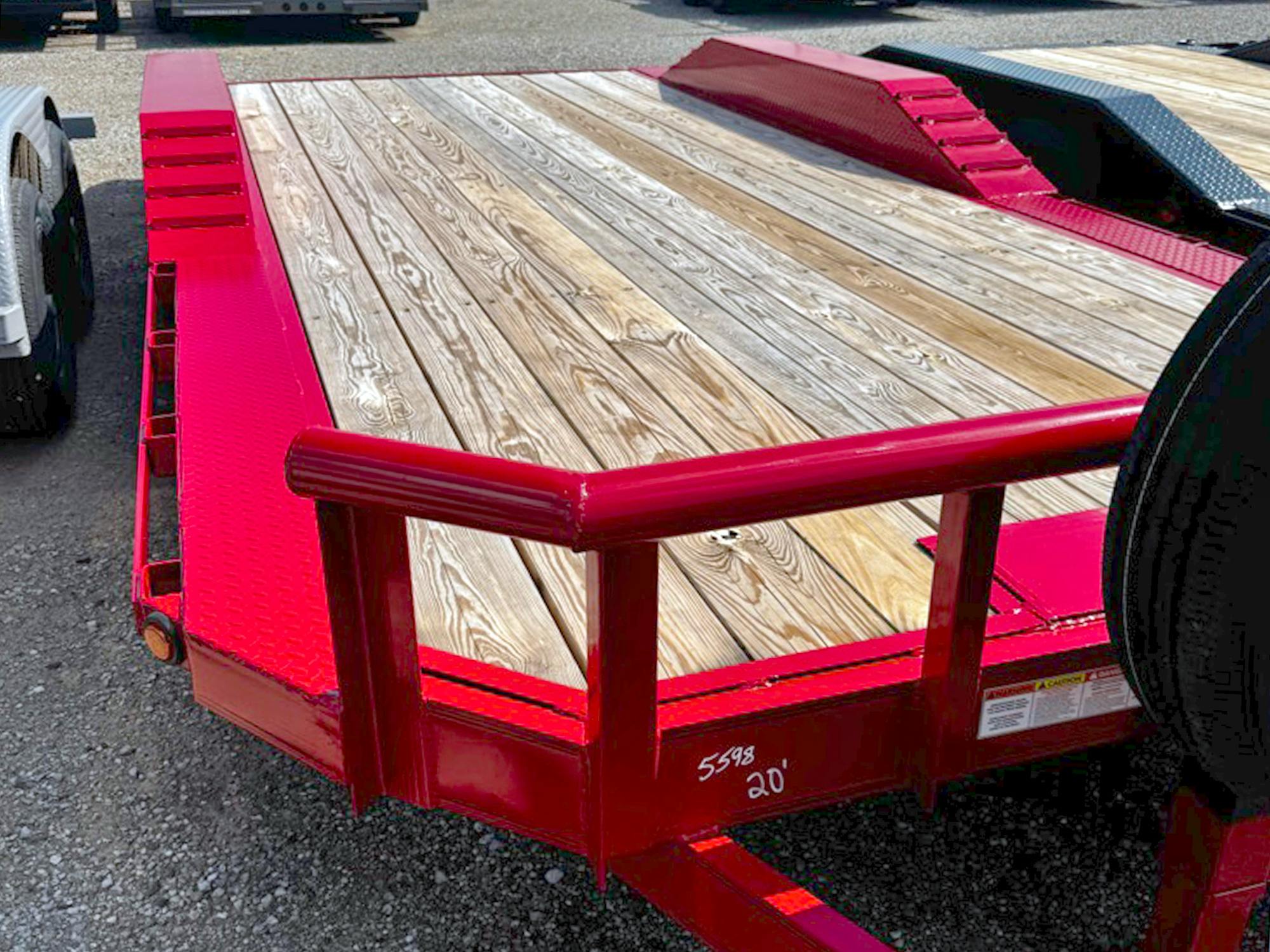 Texas Bragg 20'x102" Equipment Trailer w/ 2' Dovetail