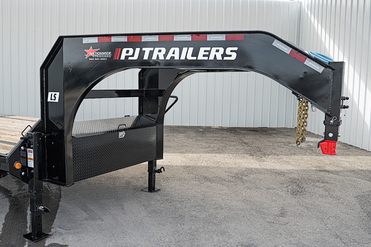 PJ Trailers 24'x102" Gooseneck Low Pro Flatbed Trailer w/ Singles (LS) - Image 4