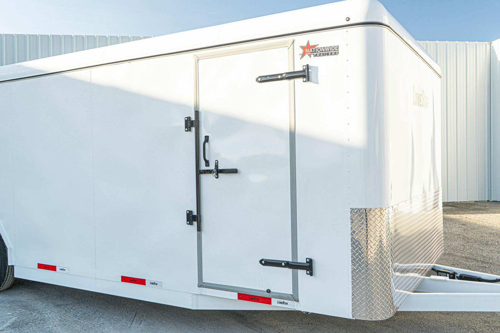 LoneStar 8.5'x24' 14k Steel Enclosed Cargo Trailer w/ Rear Ramp Door (C2) - Image 6