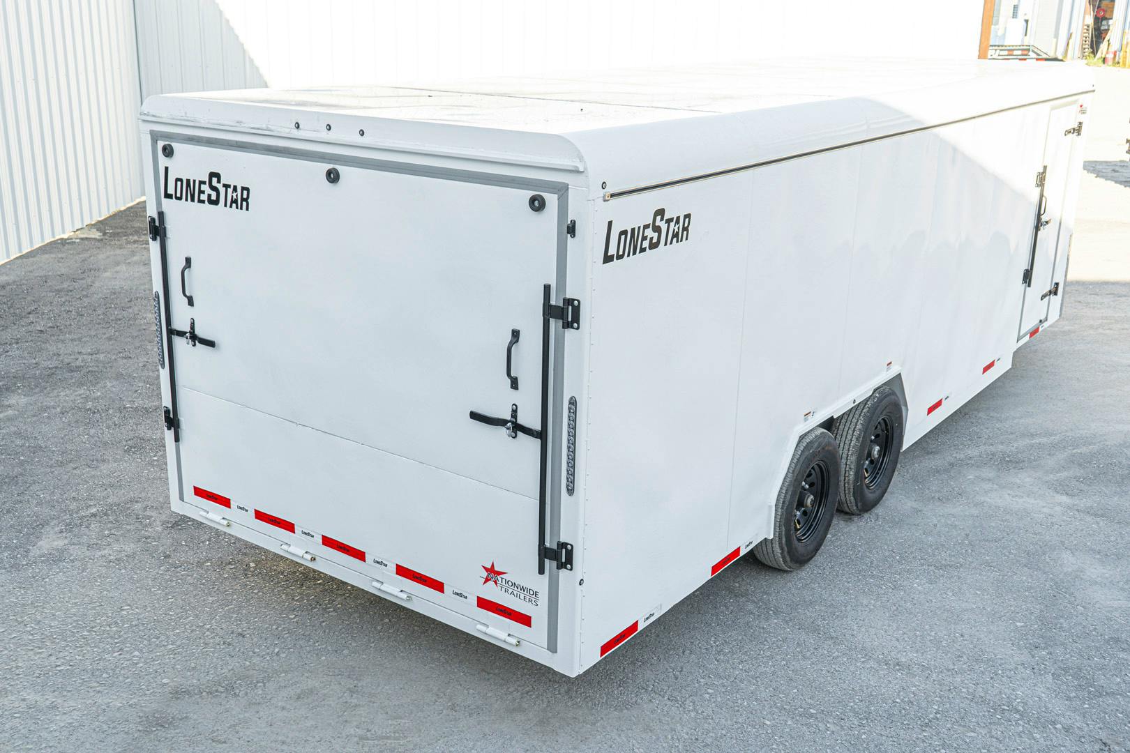 LoneStar 8.5'x24' 14k Steel Enclosed Cargo Trailer w/ Rear Ramp Door (C2) - Image 11