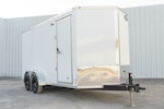 CellTech 7'x16' All-Steel Enclosed Cargo Trailer w/ Rear Ramp Door (C2) Stock #86560 - Thumbnail 2