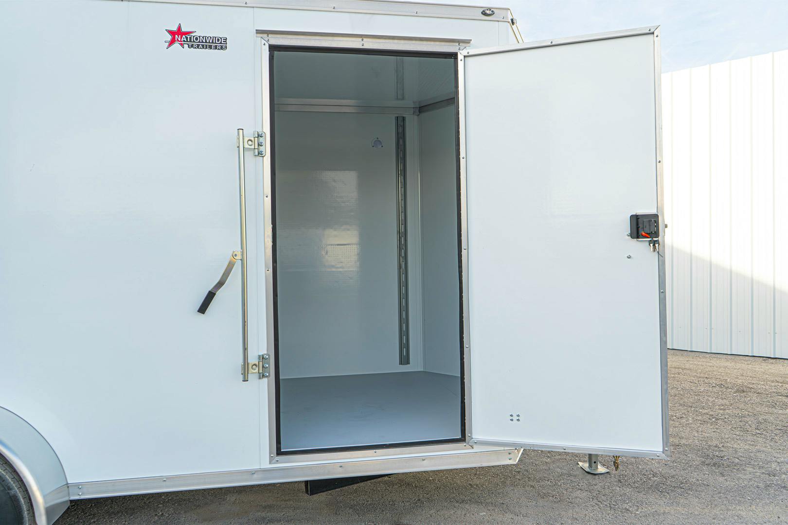 CellTech 7'x16' All-Steel Enclosed Cargo Trailer w/ Rear Ramp Door (C2) - Stock #86560 - Image 7 of 14