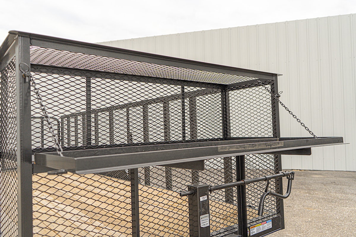 X-ON 20'x83" Landscape Trailer w/ 4' Sides & 4' Gate (L2) - Image 7