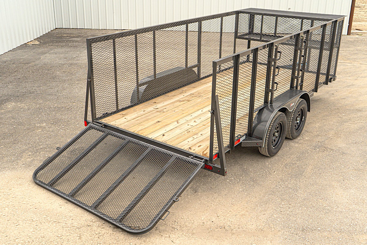 X-ON 16'x83" Landscape Trailer w/ 4' Sides & 4' Gate (L2) - Image 14