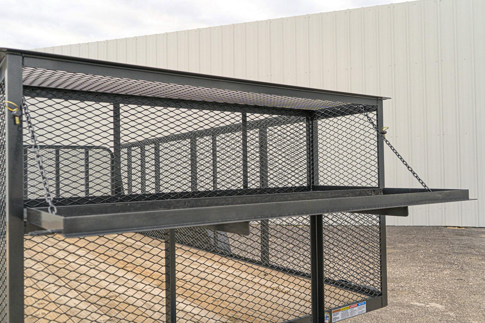 X-ON 16'x83" Landscape Trailer w/ 4' Sides & 4' Gate (L2)