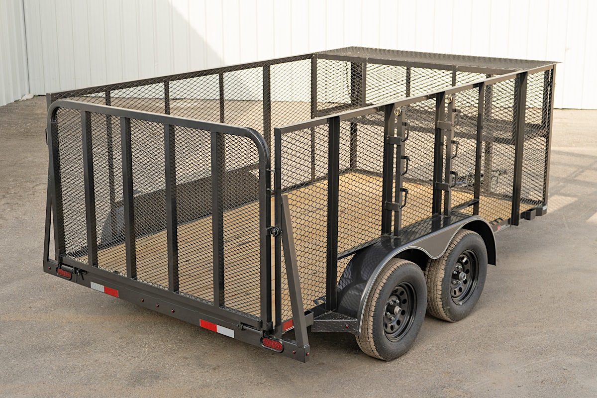 X-ON 14'x83" Landscape Trailer w/ 4' Sides & 4' Gate (L2) - Image 12