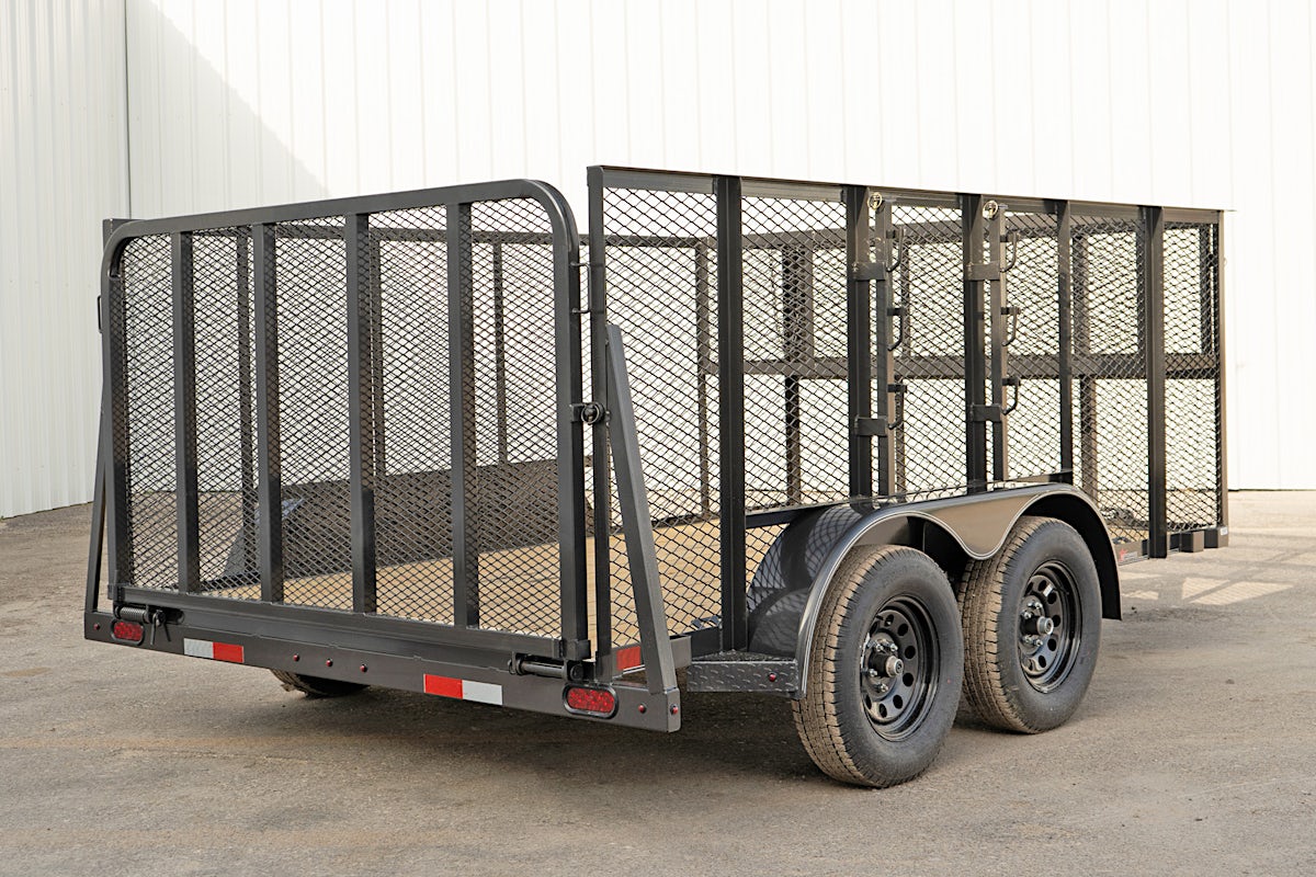X-ON 14'x83" Landscape Trailer w/ 4' Sides & 4' Gate (L2) - Image 14