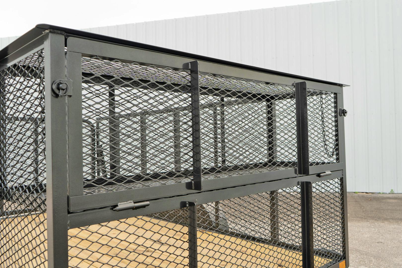 X-ON 14'x83" Landscape Trailer w/ 4' Sides & 4' Gate (L2)