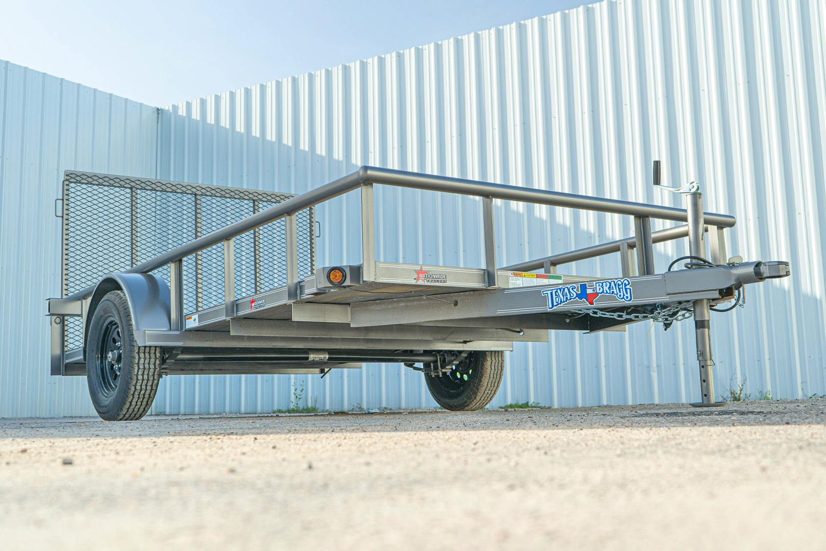 Texas Bragg 12'x77" Utility Trailer w/ 4' Gate (U2) - Image 3