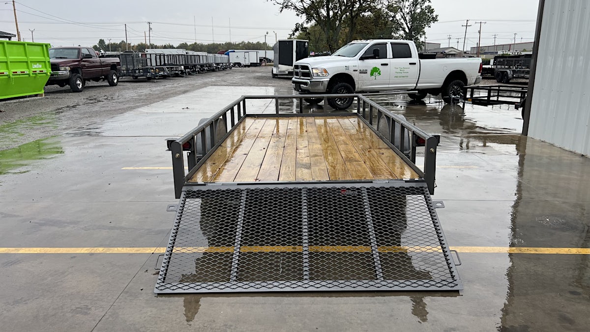 Texas Bragg 14'x77" Utility Trailer w/ 3' Gate (U1) - Image 4