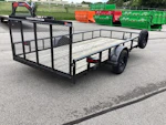 Texas Bragg 14'x77" Utility Trailer w/ 3' Gate (U1) Stock #86575 - Thumbnail 2