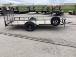 Texas Bragg 14' × 77" Pipe-Top Utility Trailer Stock #86575 - Thumbnail 3