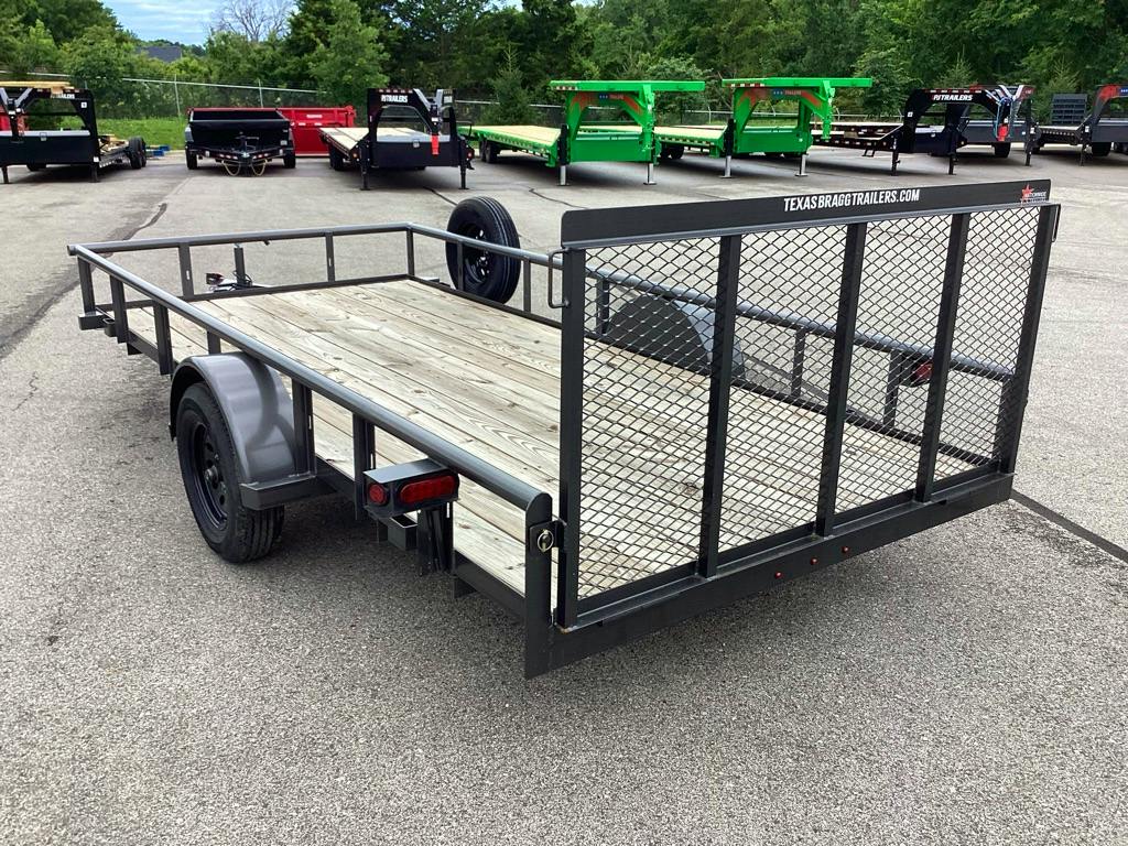 Texas Bragg 14' × 77" Pipe-Top Utility Trailer