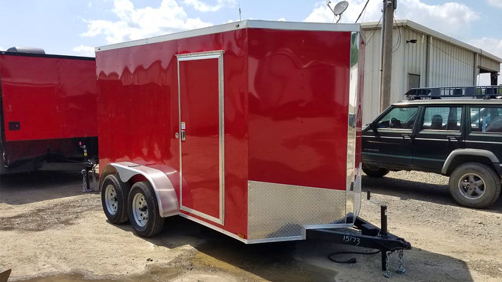 Spartan 6'x12' Enclosed Cargo Trailer w/ Rear Ramp Door (C2) - Image 1