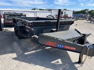 ARC Trailers 12'x83" Telescopic Dump Trailer w/ 2' Sides (BDT)