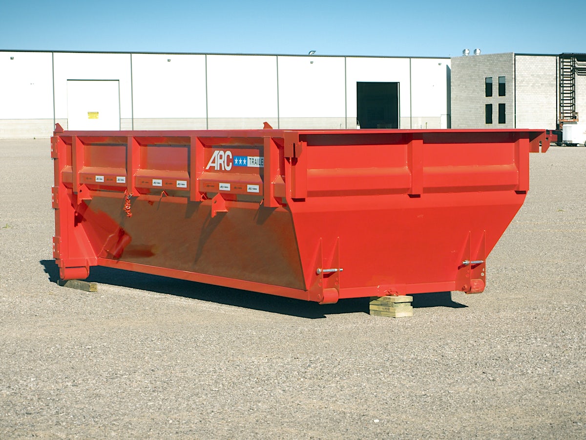 ARC Trailers 14' 14YD Steel Dumpster Bin w/ 4' Sides - Image 5