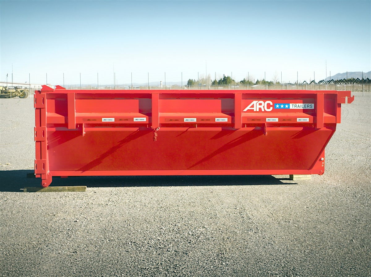 ARC Trailers 14' 14YD Steel Dumpster Bin w/ 4' Sides - Image 3