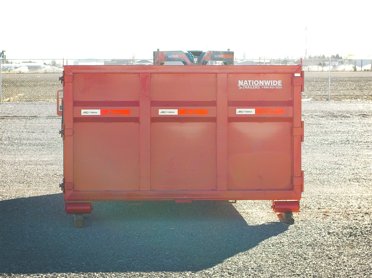 ARC Trailers 14' 14YD Steel Dumpster Bin w/ 4' Sides - Image 4