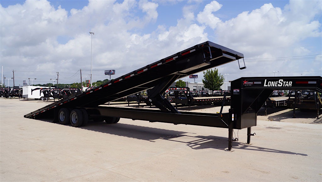 LoneStar 40'x102" Tilt Shipping Container Trailer w/ Duals (TC) - Image 2