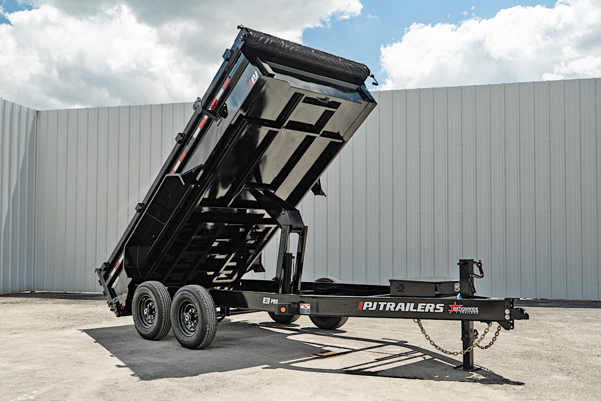 PJ Trailers 14'x83" Low Pro Dump Trailer w/ 2' Sides (DL) - Image 4